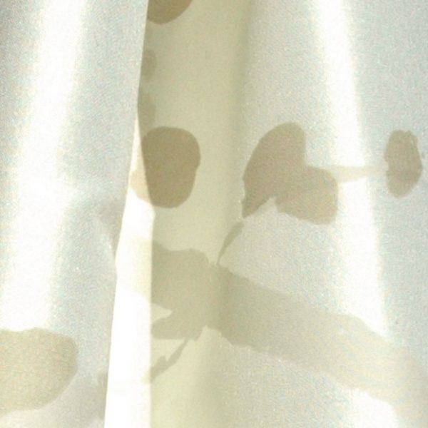 Hand printed fabric Ikebana Silk Ikebana Linen