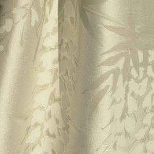 Hand printed fabric Wisteria Silk